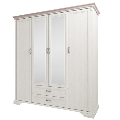 Шкаф 4D2S Z 197,2х61,9х213,7/Сосна винтаж фото в интернет-магазине BestWood