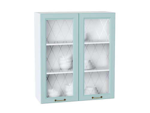 Кухонный гарнитур Ницца-04  320/270х60х234/Голубой фото в интернет-магазине BestWood