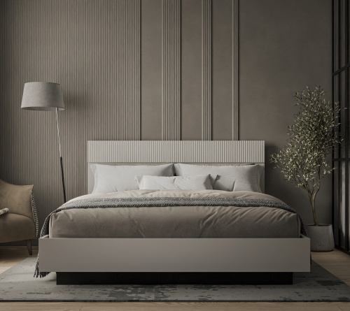 Кровать 180 с ПМ 185,4х206,4х110,7 Персидский жемчуг/Амарок фото в интернет-магазине BestWood