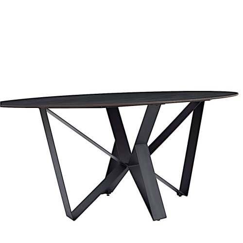 Стол обеденный Космо 180х90х75/Металл Черный/Керамика AustriIia sand black фото в интернет-магазине BestWood