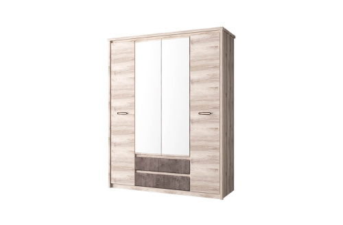 Шкаф 4DG2S Z 166,6х59х210 /Каштан найроби/Оникс фото в интернет-магазине BestWood