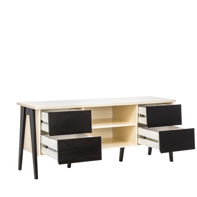 ТВ-тумба 150х45х62,1 Дуб шампань/Венге фото в интернет-магазине BestWood