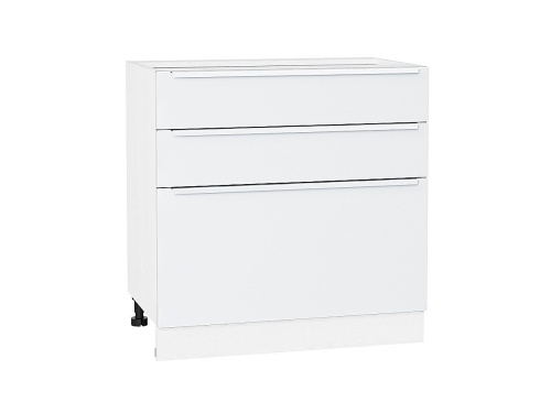 Кухонный гарнитур Фьюжн-02  440х60х214/Silky White фото в интернет-магазине BestWood