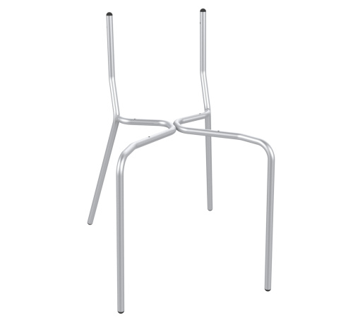 Обеденная группа 83х83х75 Белый/Хром Лак фото в интернет-магазине BestWood