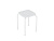 Табурет 33,5х33,5х43,4/Белый