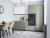 Кухонный гарнитур Фьюжн-07  270х60х214/Silky White/Silky Mint фото в интернет-магазине BestWood
