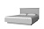 Кровать 160 с ПМ 168х206,1х100,7/Серый