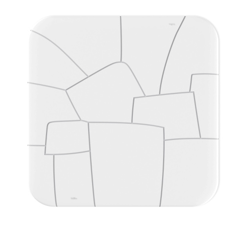 Стол барный 83,5х83,5х75,5/Черный Муар/Белый фото в интернет-магазине BestWood