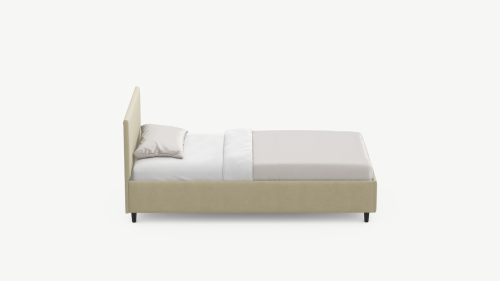 Кровать с ПМ 99х210х91/Кремовый фото в интернет-магазине BestWood