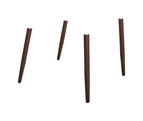 Обеденная группа 83х83х75 Коричневый/Коричневый Муар фото в интернет-магазине BestWood