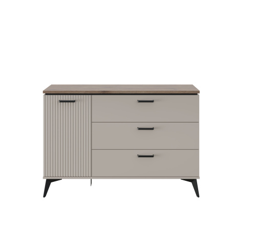 Тумба 1D3S 130,6х39,4х88,4 Персидский жемчуг/Амарок фото в интернет-магазине BestWood