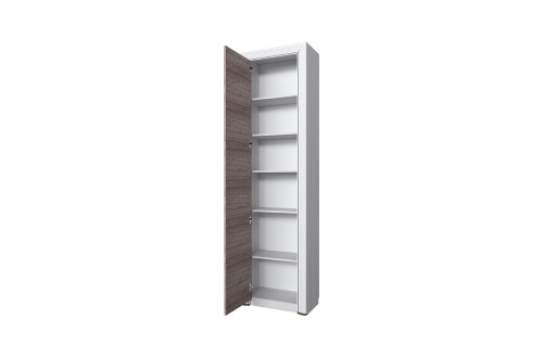 Шкаф 1D 60х36х217 Вудлайн кремовый/Дуб анкора фото в интернет-магазине BestWood