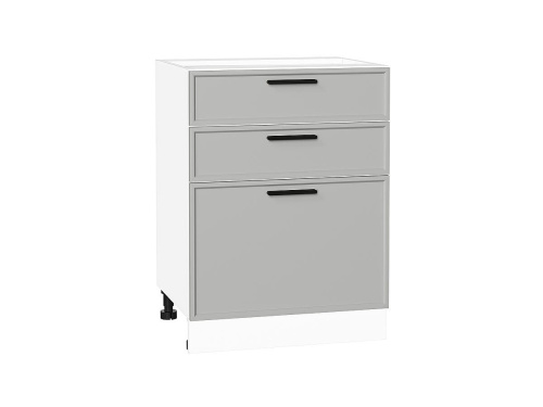 Кухонный гарнитур Фрейм-04  360х60х234/Grey Silk фото в интернет-магазине BestWood