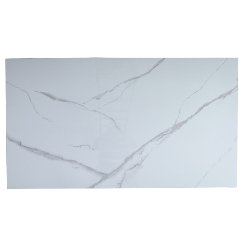 Стол обеденный Венеция 160(240)х90х76/Металл Белый/Керамика Lisa white фото в интернет-магазине BestWood