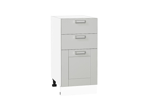 Кухонный гарнтитур Лофт-04  170/260х60х214/Grey Silk фото в интернет-магазине BestWood