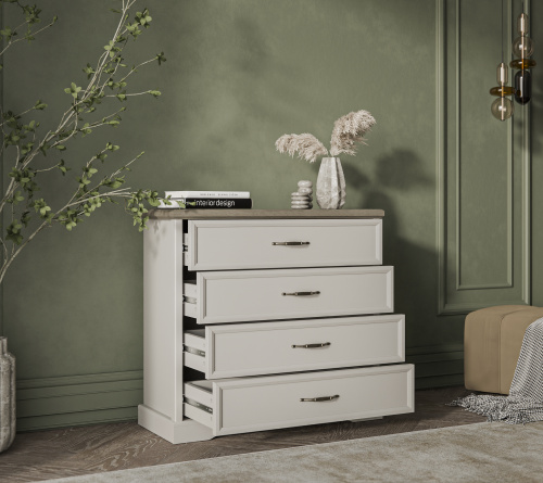 Комод 4S 94х39,3х88,1 Персидский жемчуг/Каньон фото в интернет-магазине BestWood
