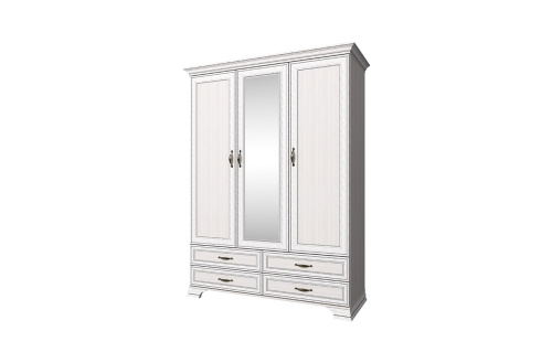 Шкаф 3D4S Z 159х62,4х212,1/Вудлайн кремовый фото в интернет-магазине BestWood