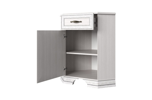 Тумба 1D1SU 58,3х58,3х90,1/Вудлайн кремовый фото в интернет-магазине BestWood