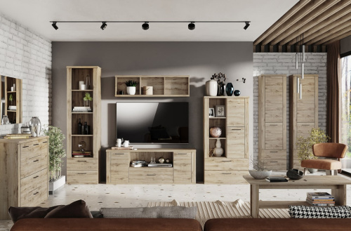 Комод 4S 80,2х41х94,6/Дуб Наварра фото в интернет-магазине BestWood