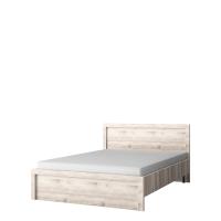 Кровать 140 без ПМ 147,3х206,9х89,5 /Каштан найроби