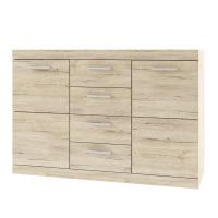 Тумба 2D4S 120,1х40х81/Дуб Санремо