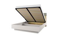 Кровать 160 с ПМ 169,4х205,9х106 Персидский жемчуг/Дуб Наварра