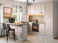 Кухонный гарнтитур Лофт-06  150/230/260х60х214/Cream Silk