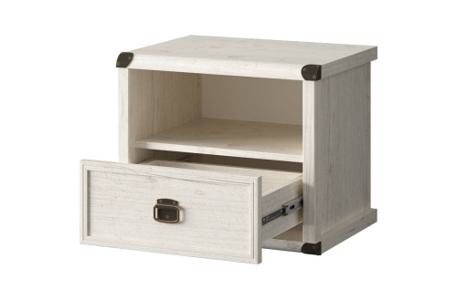 Тумба прикроватная 1S 51,6х40,3х44/Сосна винтаж фото в интернет-магазине BestWood