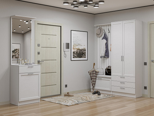 Стиль-04 220х38х211/White Silkwood фото в интернет-магазине BestWood