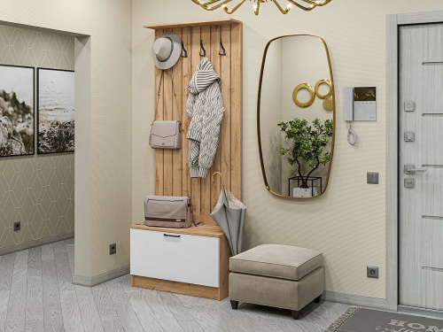 Стиль-01 80х38х207/White фото в интернет-магазине BestWood