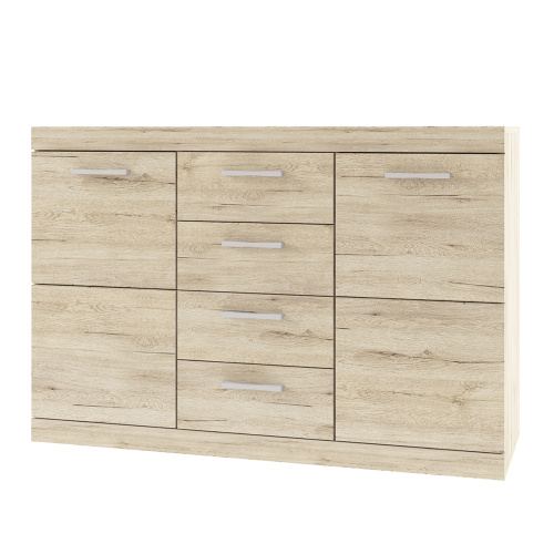 Тумба 2D4S 120,1х40х81/Дуб Санремо фото в интернет-магазине BestWood