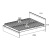 Кровать 120 без ПМ 125,1х205,3х81,4/Дуб Санремо фото в интернет-магазине BestWood