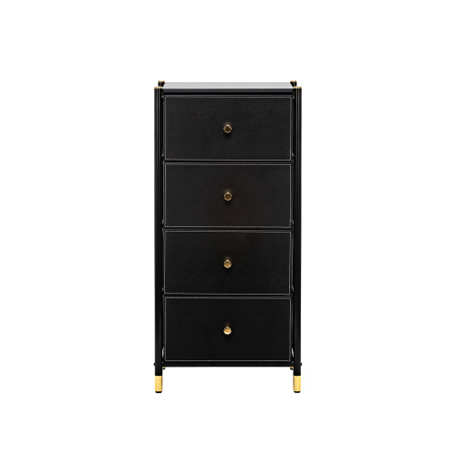 Комод Нирита/Хайди, 4 ящика 46х30х98,7/Черный фото в интернет-магазине BestWood