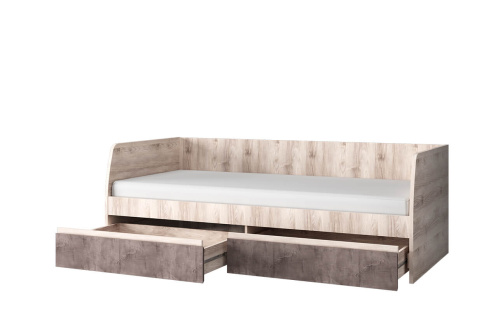 Кровать 90-2Я 94,2х204,9х71,4 /Каштан найроби/Оникс фото в интернет-магазине BestWood