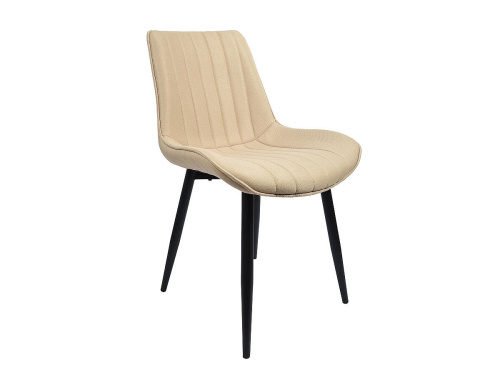 Стул Джед 53,5х64х86 Черный/Beige С103 фото в интернет-магазине BestWood