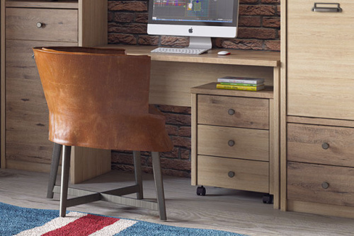 Тумба 3S 45,8х36,5х57,6 Дуб мадура/Веллингтон фото в интернет-магазине BestWood