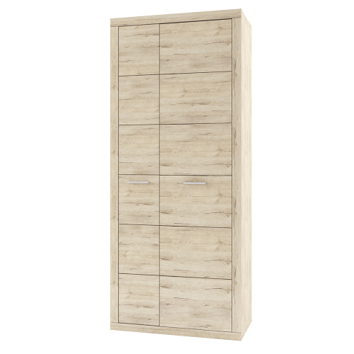 Шкаф 2D 92,1х46,6х217,3/Дуб Санремо фото в интернет-магазине BestWood