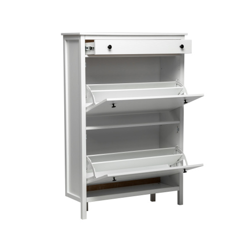 Обувница Токе 3 ящ.,Белый,89х30,2х130см. фото в интернет-магазине BestWood