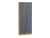 Стиль-03 160х38х211/Graphite Softwood фото в интернет-магазине BestWood