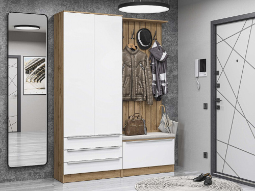 Стиль-03 160х38х211/Silky White фото в интернет-магазине BestWood