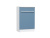 Стиль-04 220х38х211/Silky Blue фото в интернет-магазине BestWood
