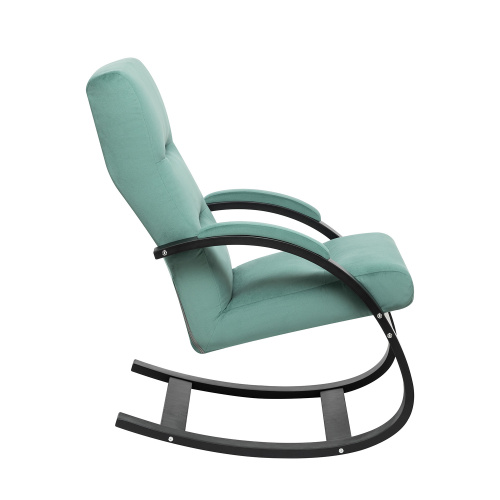 Кресло-качалка Милано 68,5х80х100 Венге/Зелёный фото в интернет-магазине BestWood
