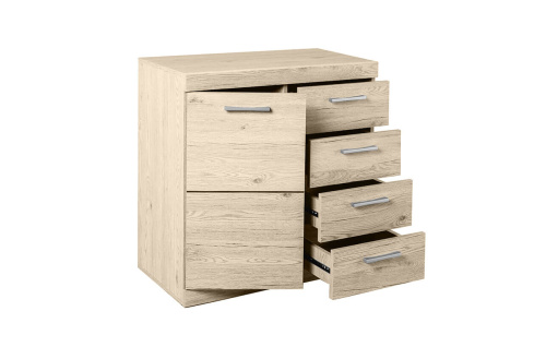 Тумба 1D4S 80,1х40х81/Дуб Санремо фото в интернет-магазине BestWood