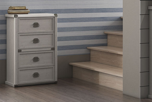 Комод 4S 50 51,6х40,3х87,8/Сосна винтаж фото в интернет-магазине BestWood