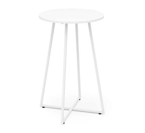 Стол журнальный Белый муар,50х50х73,7см. фото в интернет-магазине BestWood