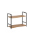 Стеллаж Стилвуд 22 широкий, 2 полки,Дуб крафт золотой/Чёрный,59х23,5х47см. фото в интернет-магазине BestWood