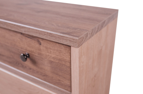 Комод 4S 85,8х36,5х90,3 Дуб мадура/Веллингтон фото в интернет-магазине BestWood