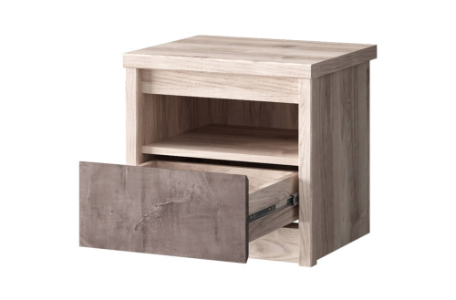 Тумба прикроватная 1S 46,8х40,3х45 /Каштан найроби/Оникс фото в интернет-магазине BestWood