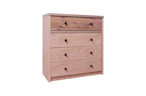 Комод 4S 85,8х36,5х90,3 Дуб мадура/Веллингтон фото в интернет-магазине BestWood