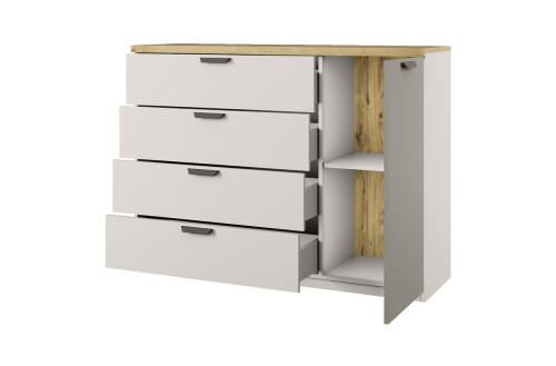 Тумба 1D4S 130х41х96,5 Персидский жемчуг/Ирл.ликер фото в интернет-магазине BestWood